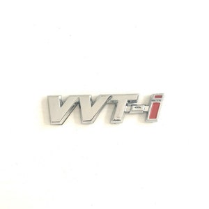 Juego de 2 logotipos de emblema de letra VVT-I, tamaño 2 3/4"