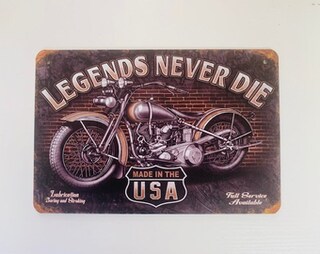 AOOEDM Cartello In Metallo 7 Rules Of Life: Poster Vintage 20x30 Cm Per Casa, Garage, Ufficio, Caverna Dell'uomo, Con Fori Preforati