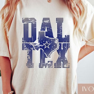 Dallas Cowboys Football Vintage T-shirt, Dallas Football Fan Gift, Football Game Day T- Shirt, Dallas, Vintage Cowboys Shirt, Gifts for Him