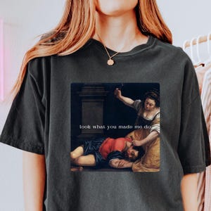 Womens Rights T-shirt, Heroine Jael Killing Sisera Art History Feminist Shirt, Gift for her, Women Rights Gift, Destroy Patriarchy Tee