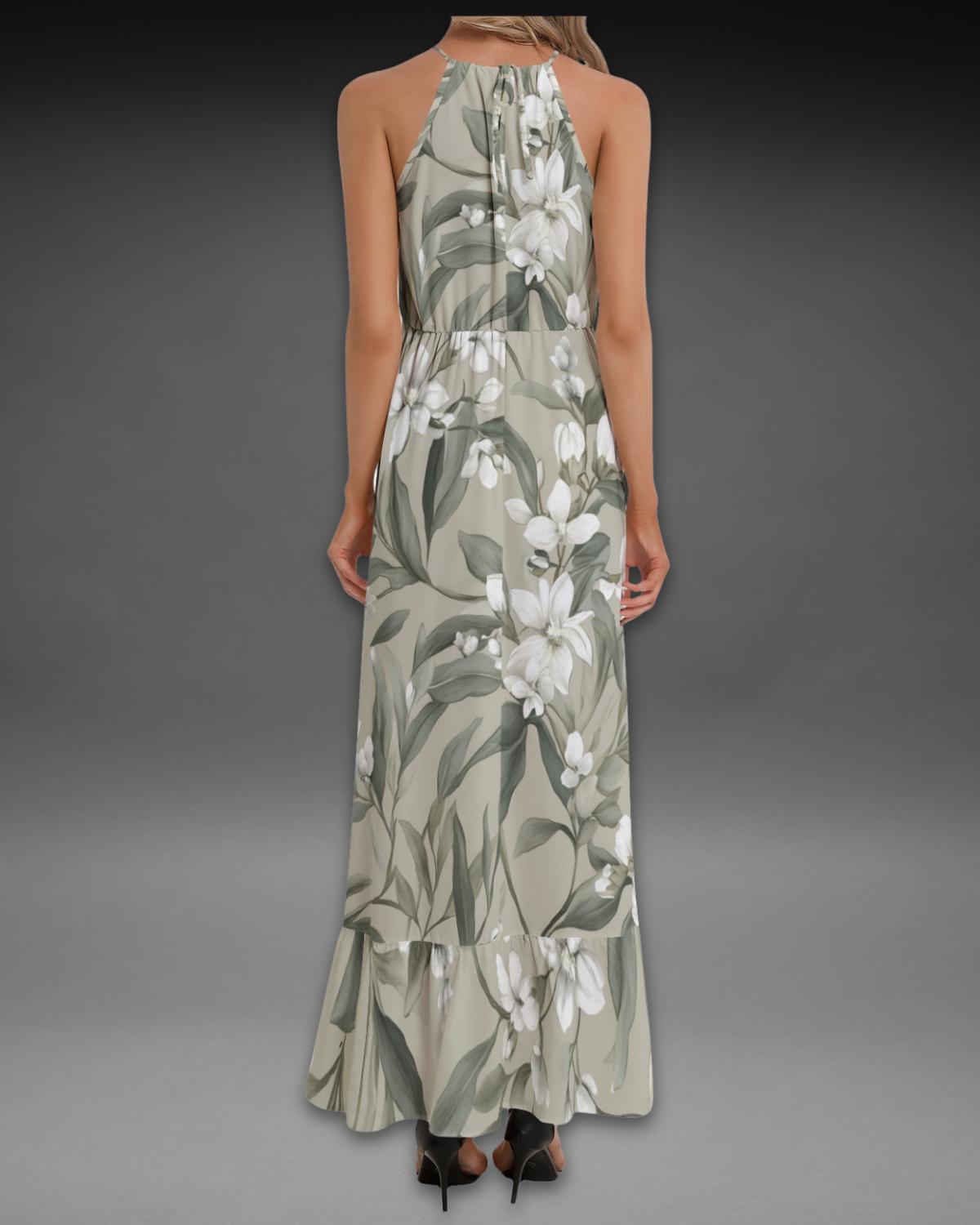 Magnolia Side Slit Gown