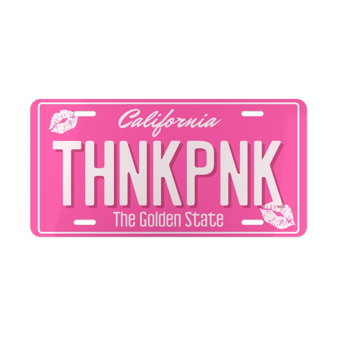 THNKPNK Y2K Barbie Pretty Cute License Plate Novelty Vanity Etsy