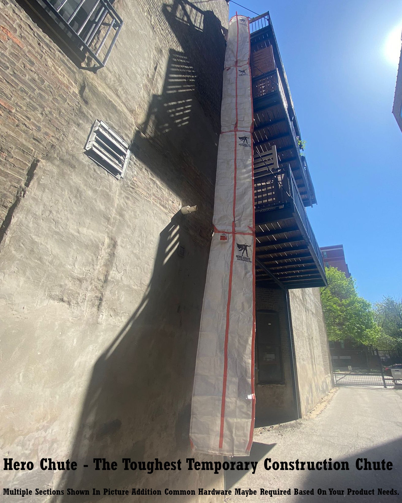 Hero Chute Construction Trash Chute 10ft Section Etsy