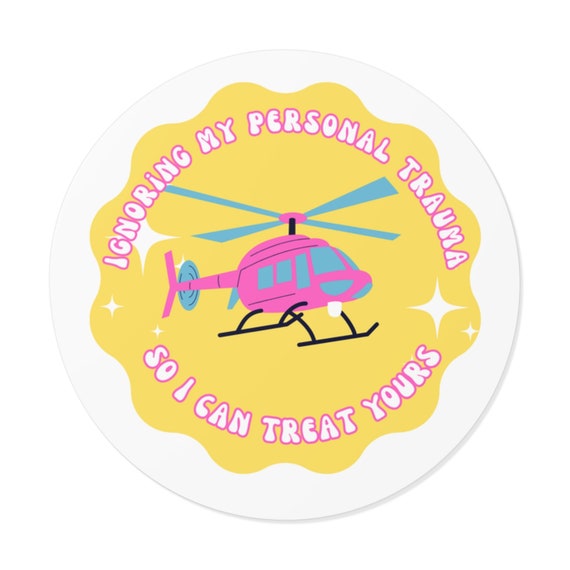 ER Nurse Sticker - Trauma Nurse - Registered Nurse - Trauma ICU - ICU Nurse - Nurse - Intensive Care Nurse - Nurse Sticker- Flight Nurse