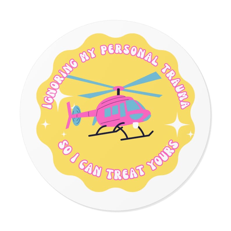 ER Nurse Sticker - Trauma Nurse - Registered Nurse - Trauma ICU - ICU Nurse - Nurse - Intensive Care Nurse - Nurse Sticker- Flight Nurse image 1