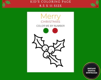 Color My Toys by Numbers Printable | Fun Coloring Activity for Kids | Digital Download