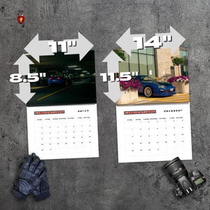 2025 Wall Calendar/ Toyota Supra MK4 / JDM / Cars / Motoring ...