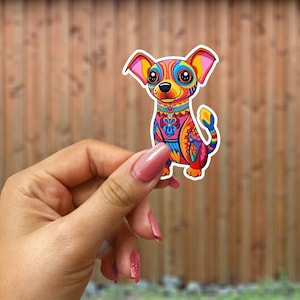 Alebrije dog sticker