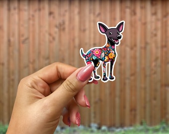 Alebrije Mexican Xolo, Xoloitzcuintli sticker