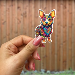Alebrije Corgi sticker