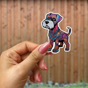 Alebrije Schnauzer sticker