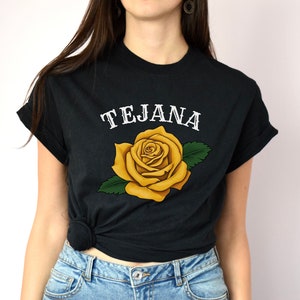 Tejana yellow rose shirt