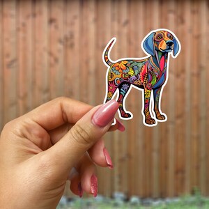 Alebrije Weimaraner dog sticker