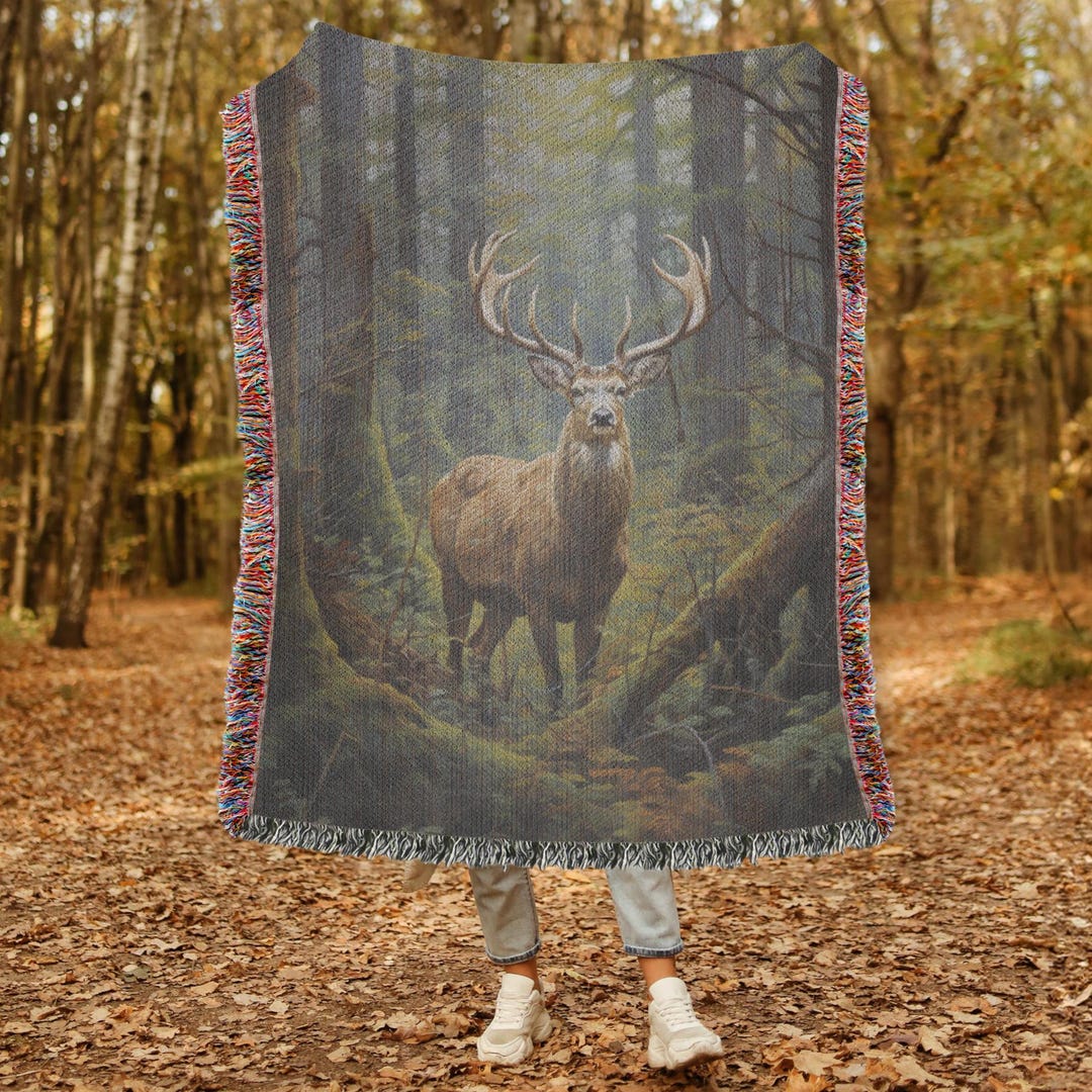 Forest Medley Hooded Blanket