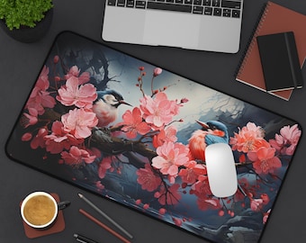 Flower Arrangement Desk Mat , Floral Art Decor, 3 Sizes, Gift For Mom, Flowers Design Mouse Pad, Gaming Mouse Pad, Gift For Sister