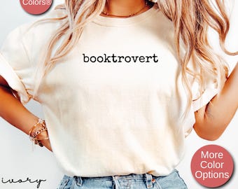 Book Lover Shirt,  Book Shirt, Librarian Shirt, Book Club Shirt, Bookish Gifts, Reading Shirt, Bookworm Tee, Book Tees, Booktrovert Shirt