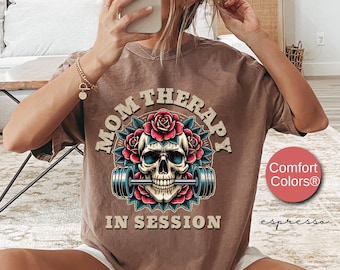 Camiseta de gimnasio para mamá con colores cómodos, regalo de fitness para mamá, regalo para mamá primeriza, funda para bomba de aire, camiseta extragrande para hacer ejercicio, camiseta motivacional para mamás musculosas en el gimnasio