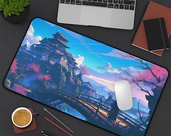 Samurai-Inspired Desk Mat , Japanese Art Decor, Shogun Era, Samurai Armor Desk Mat, Japanese Samurai Design Mouse Pad, Gaming Mouse Pad