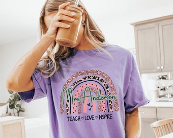 Custom Teacher Shirt, Teacher Shirt, Teacher Appreciation, Teacher Gifts, Back To School, Pencil Teacher Shirt, Elementary Teacher Shirt,