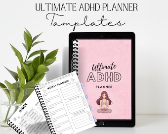 ADHD Digital Planner, Daily & Weekly, Brain Dump, To-Do List (GoodNotes iPad)