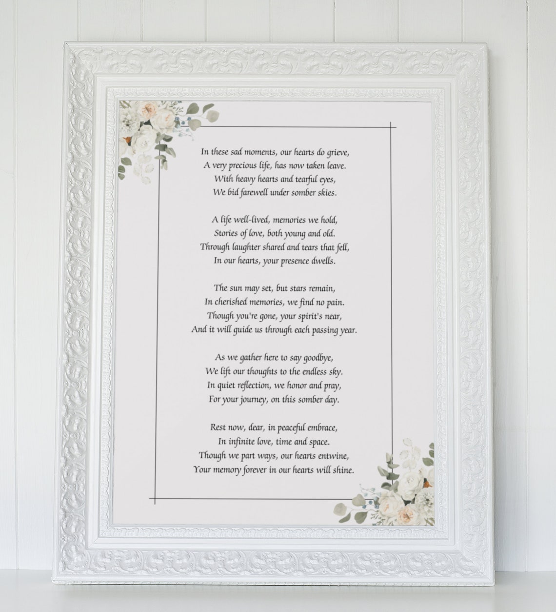 Uplifting Funeral Poem, Short Poems for Funerals, Memorial Poems to ...