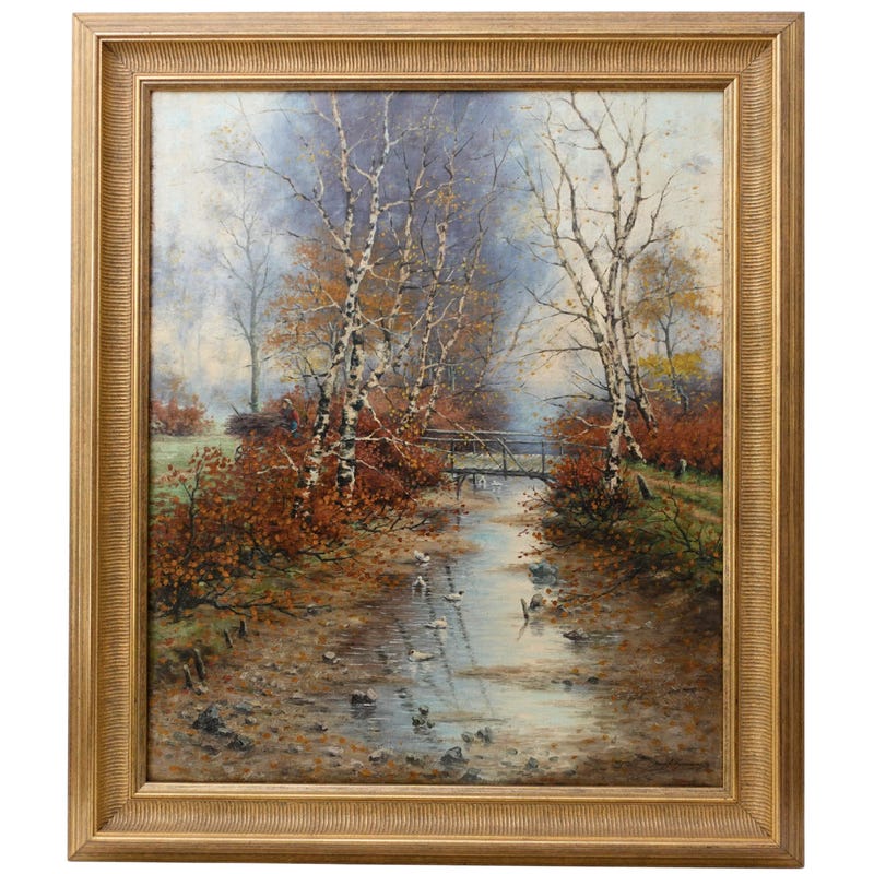 Framed Landscape Painting - Etsy