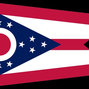 Ohio State 3&#39;x5&#39; Flag - Ohio State Flag - Premium Polyester 36 x 60 inch with Brass Rings
