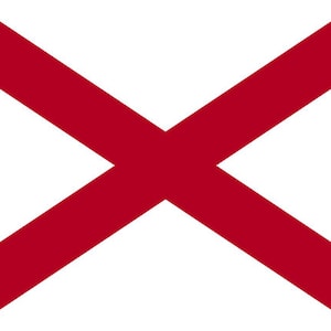 Alabama State Flag 3&#39;x5&#39; Flag - Alabama State - Premium Polyester 36 x 60 inch with Brass Rings