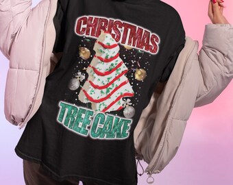 Bolo de árvore de Natal - camisa de rap pirata inspirada no vintage