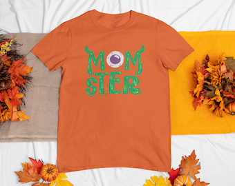 Momster Halloween T-shirt, Cute Mom Gift