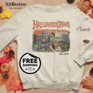 Halloweentown Est 1998 Sweatshirt, Halloweentown Sweater, Retro Halloweentown Sweatshirt, Fall Sweatshirt, Halloween Sweatshirt, Vintage