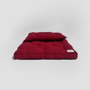 DhyaanAasan™ Nirvana Morality Meditation Cushion Set - Handcrafted with 100% Pure Cotton - Ideal for Vipassana, Yoga, and Floor Seating