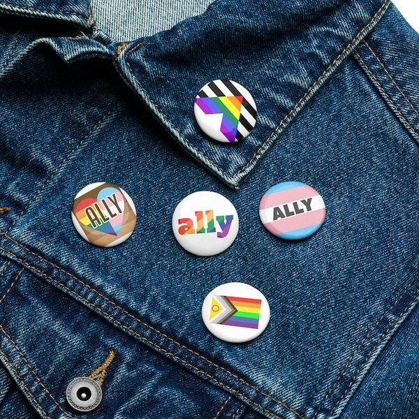 Lgbt Ally Pin Etsy