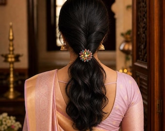 Indian Hair Accessory Hair bands Elastic Pooja gifts for girls mehendi sangeet jewelry