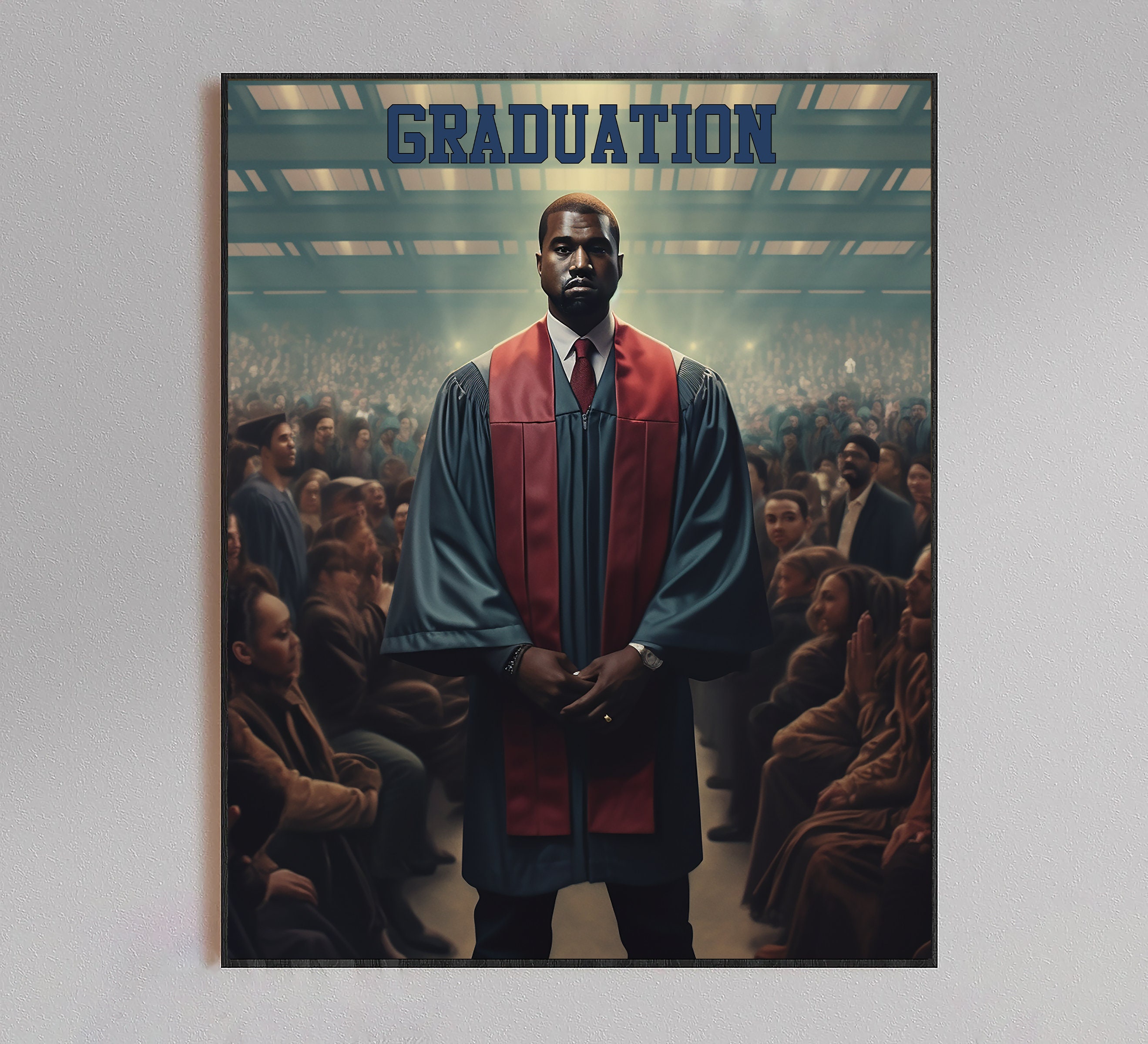 Kanye West Poster, Kanye West Graduation Album Poster, Kanye - Inspire  Uplift