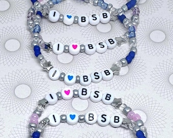 BACKSTREET BOYS Friendship beaded Bracelet  |  i heart bsb | ready to ship beads bead boy band
