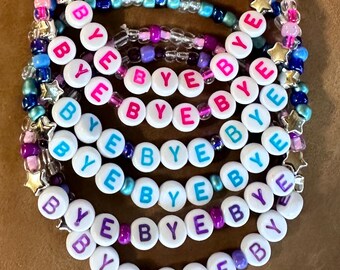 NSYNC Friendship beaded Bracelet  |  bye bye bye | ready to ship beads bead