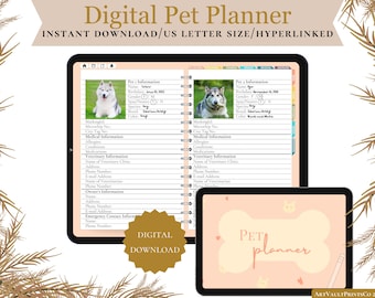 Digital Pet Planner, Pet Health Record