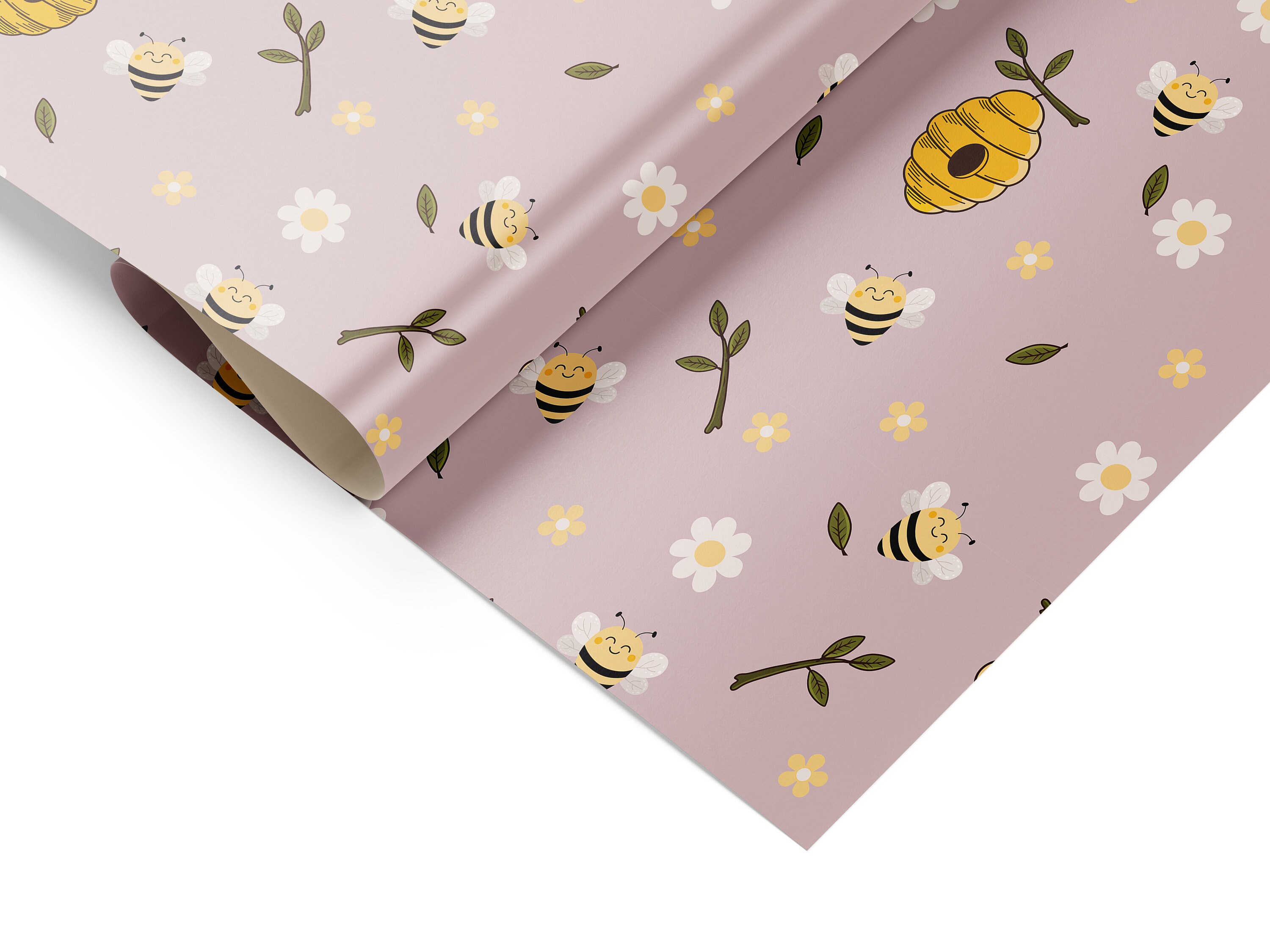 Bee Digital Paper Sets | Honey & Bee Background | Floral Scrapbook ...
