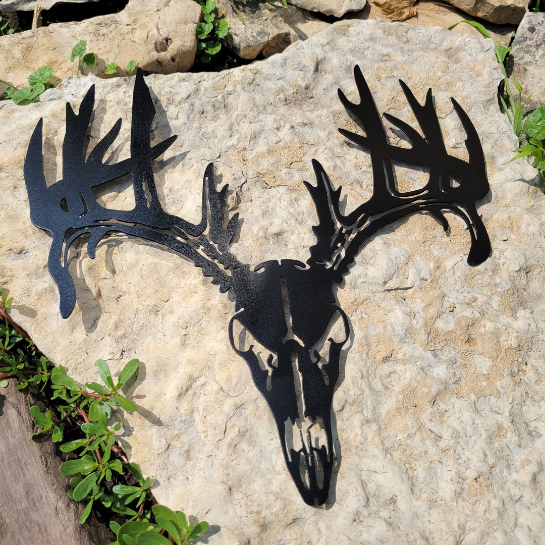 Deer Metal Wall Art, Metal Deer Sign, Deer Head Sign, Wall Hangings