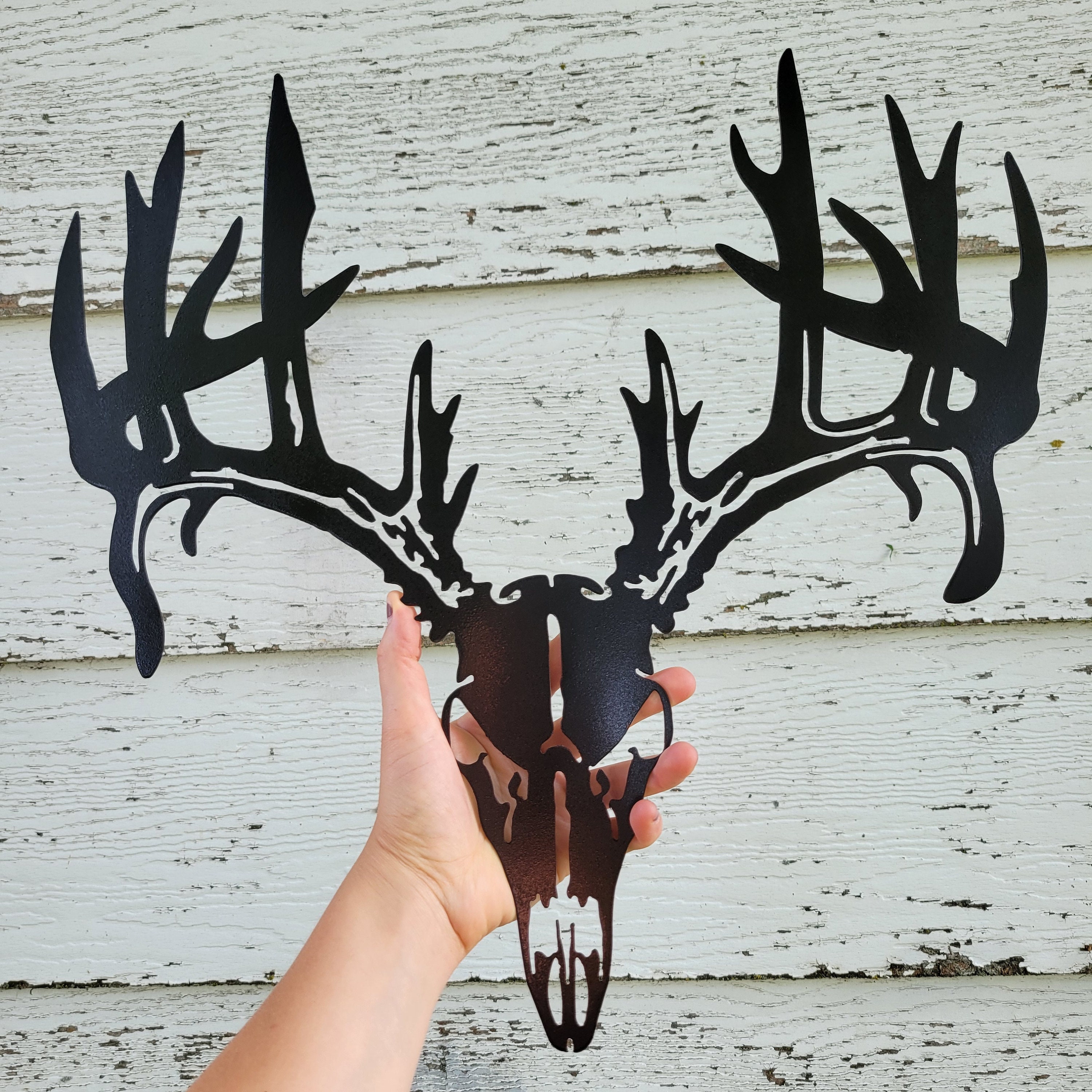 Deer Metal Wall Art, Metal Deer Sign, Deer Head Sign, Wall Hangings