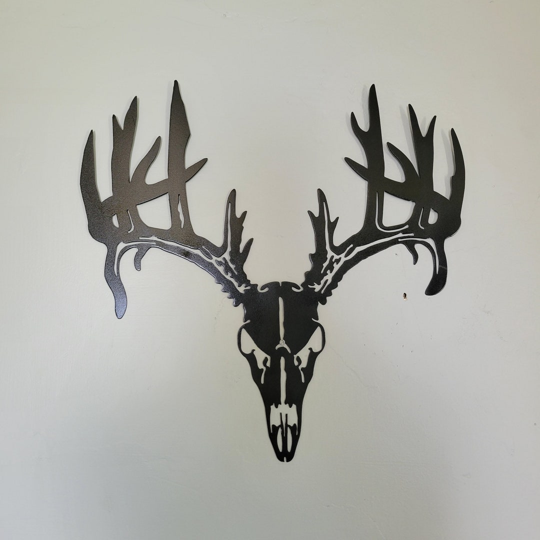 Deer Metal Wall Art, Metal Deer Sign, Deer Head Sign, Wall Hangings