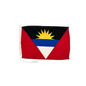 small cotton Antigua and Barbuda courtesy flag