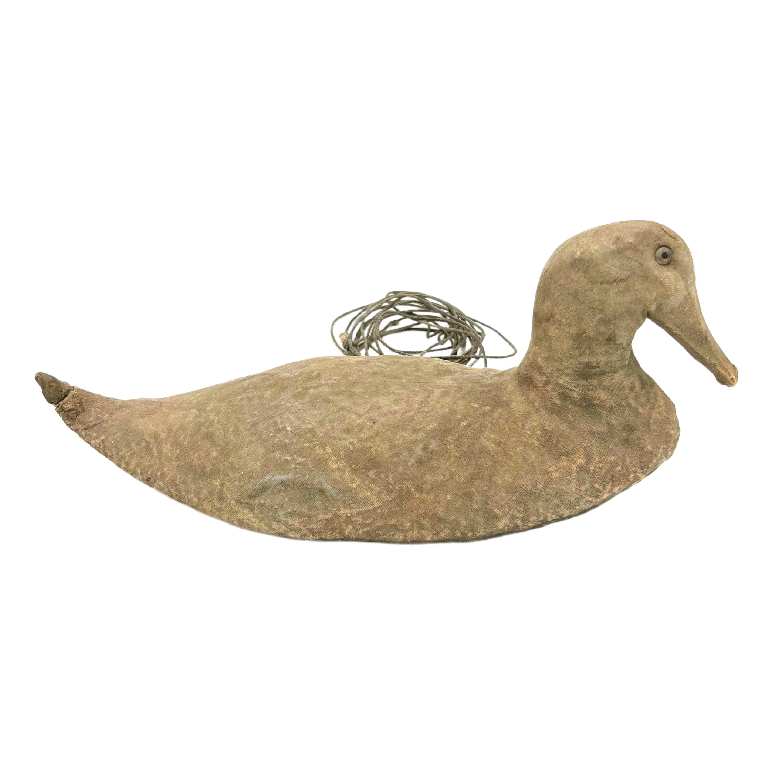 Antique Canvas Duck Decoy Etsy