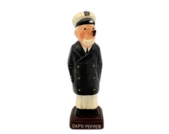 Shaker Cap'n Pepper vintage en céramique