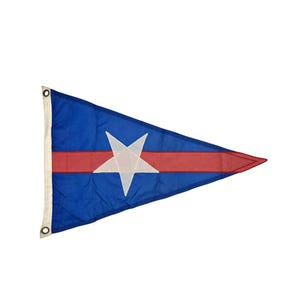 vintage cotton star burgee