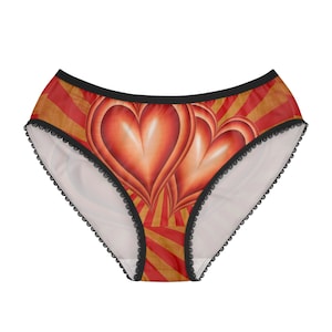 Valentines day Women&#39;s Briefs (AOP)