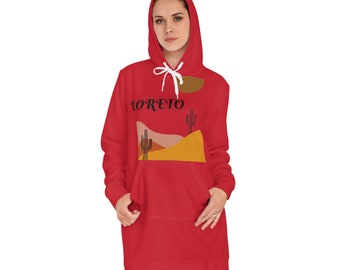 LORETO Baja MEXICO Women's Hoodie Dress (AOP)