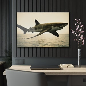 Flying shark Acrylic Prints