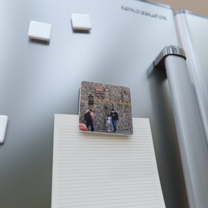 Porzellan Magnet, quadratisch